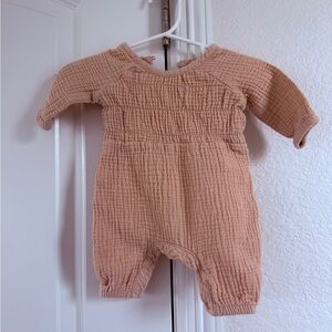 Cozy Tan Kids Footie